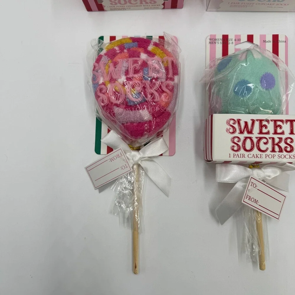 Sweet Socks Dessert Gift Set 4‎ Pair Novelty Socks NEW